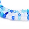 Glass Beads Strands GLAA-F106-B-14-3