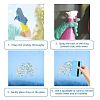 Waterproof PVC Colored Laser Stained Window Film Adhesive Stickers DIY-WH0256-064-3