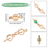 ARRICRAFT 12Pcs 3 Colors Alloy Bead Cage Pendants FIND-AR0001-60-2