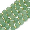 Natural Green Aventurine Beads Strands G-I376-D39-01-1