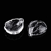 Transparent Glass Petal Beads GLAA-N001-13-3