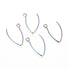 Ion Plating(IP) 304 Stainless Steel Earring Hooks X-STAS-L216-03A-M-1