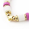 Handmade Polymer Clay Beads Stretch Bracelets Sets BJEW-JB06353-01-8
