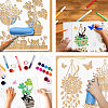 PET Hollow Out Drawing Painting Stencils DIY-WH0424-006-3