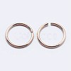 925 Sterling Silver Open Jump Rings STER-F036-02RG-1x7mm-2