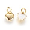 Enamel Brass Charms KK-G364-17G-01-2