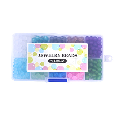 Transparent Glass Beads FGLA-X0001-03-4mm-1