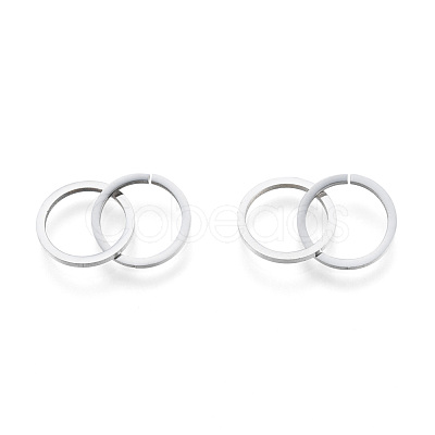 Non-Tarnish 201 Stainless Steel Linking Rings STAS-N090-LA1002-1-1