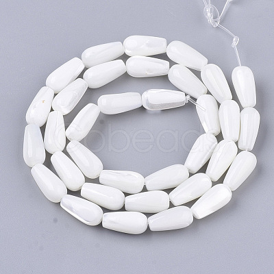 Natural Trochid Shell/Trochus Shell Beads Strands SSHEL-N032-04-1