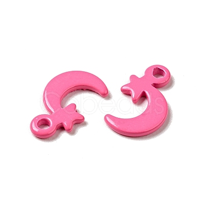 Spray Painted 201 Stainless Steel Charms STAS-G304-20C-1