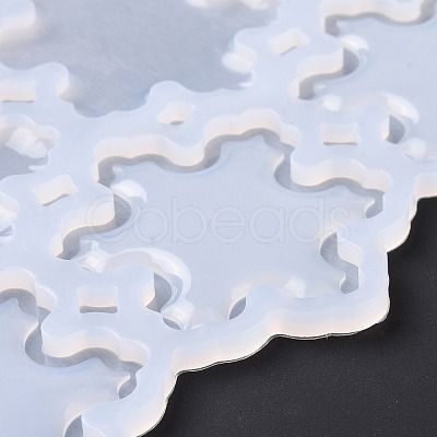 DIY Snowflake Lollipop Making Food Grade Silicone Molds DIY-E051-06-1