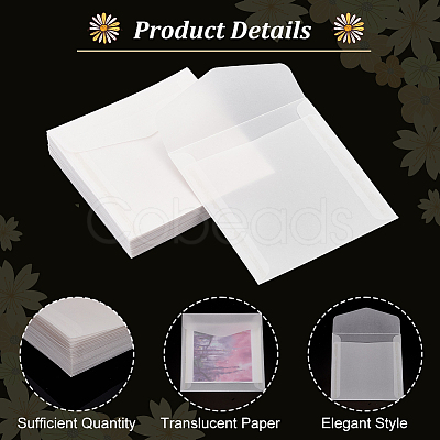 Translucence Paper Envelopes AJEW-WH0083-25B-1