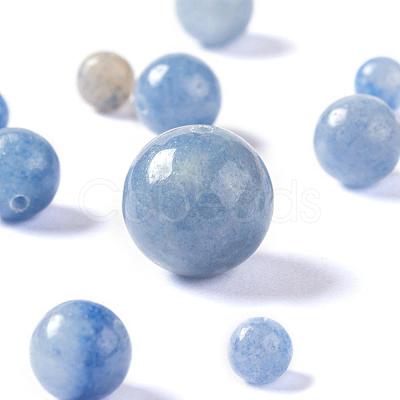 340Pcs 4 Sizes Natural Blue Aventurine Beads G-LS0001-19-1