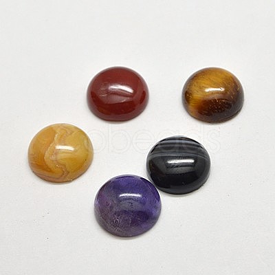 Natural Gemstone Cabochons X-G-G528-12mm-M2-1