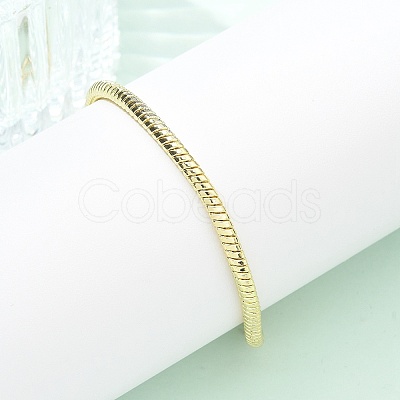 Brass Snake Chain Bracelets for Men Women BJEW-G736-05G-1