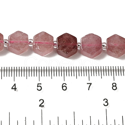 Natural Strawberry Quartz Beads Strands G-P534-A03-02-1