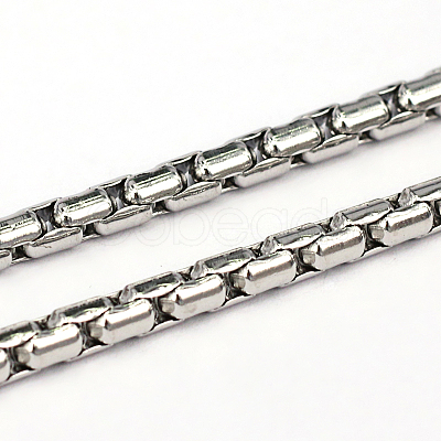 Tarnish Resistant 304 Stainless Steel Cardano Chains CHS-O005-81A-1