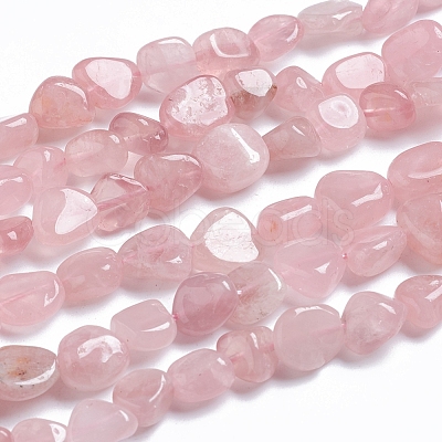 Natural Rose Quartz Beads Strands X-G-G841-A07-1