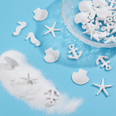 Gorgecraft 40cs 4 Style Resin Display Decorations AJEW-GF0005-28-1