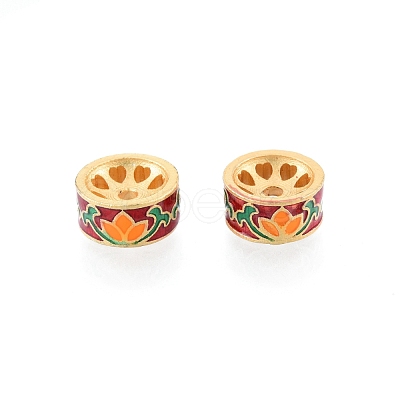 Alloy Enamel Beads PALLOY-P285-02A-02-1