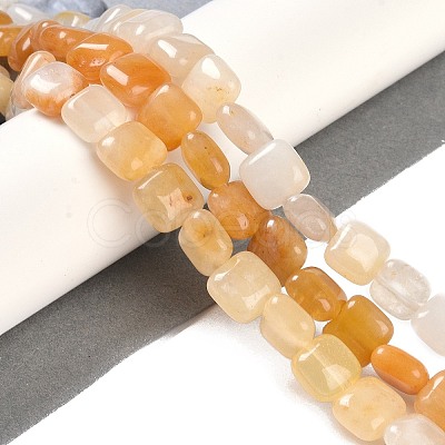 Natural Topaz Jade Beads Strands G-M435-A10-01-1