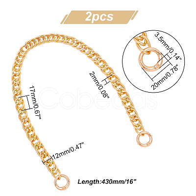 Curb Chain Bag Handles PURS-WH0001-47C-1