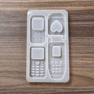 Phone DIY Silicone Quicksand Molds DIY-G079-06A-1