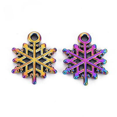 Rainbow Color Alloy Pendants PALLOY-S180-278-NR-1