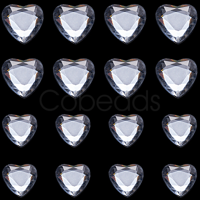 Gorgecraft 200Pcs 2 Style Acrylic Rhinestone Cabochons MACR-GF0001-03A-1