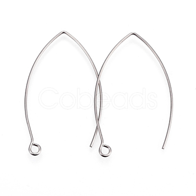 Tarnish Resistant 304 Stainless Steel Earring Hooks STAS-F191-02P-A-1