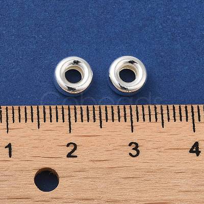 925 Sterling Silver Spacer Beads STER-K021-04S-C-1