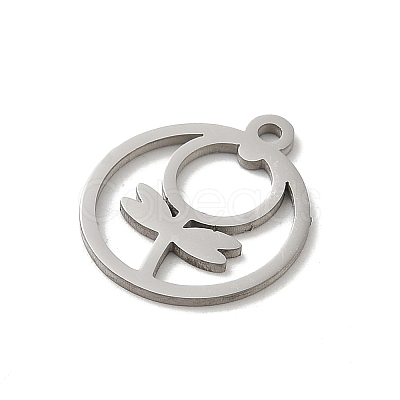 Non-Tarnish 201 Stainless Steel Pendants STAS-E206-03P-01-1