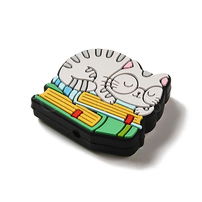 Cat Silicone Focal Beads SIL-P007-D02-1