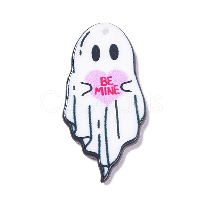 Halloween Printed Acrylic Pendants MACR-C016-01A-1