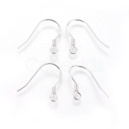 925 Sterling Silver Earring Hooks X-STER-T002-168S-1
