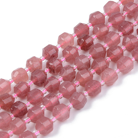 Natural Chalcedony Beads Strands X-G-R482-29-8mm-1