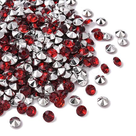 Imitation Taiwan Acrylic Rhinestone Pointed Back Cabochons GACR-A003-5mm-34-1