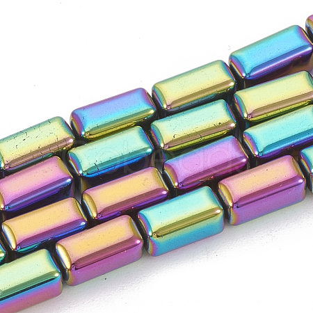 Electroplate Non-magnetic Synthetic Hematite Beads Strands G-N0322-10E-1
