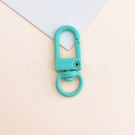 Baking Painted Alloy Swivel Clasps PALLOY-TAC0011-45I-1