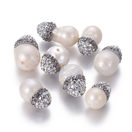 Natural Cultured Freshwater Pearl Beads PEAR-F015-09B-1