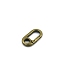 Alloy Spring Ring Clasps, Oval, Antique Bronze, 33x17mm