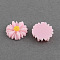 Flatback Hair & Costume Accessories Ornaments Resin Flower Daisy Decoden Cabochons, Pink, 13x4mm