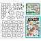 Custom PVC Plastic Clear Stamps, for DIY Scrapbooking, Photo Album Decorative, Cards Making, Puzzle, 160x110x3mm