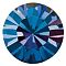 Preciosa&reg MAXIMA Crystal Round Stones, Czech Crystal, Aluminium Layer, Round(431 11 615 Chaton), 00030 296 Bermuda Blue, SS18(4.2~4.4mm)