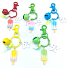 35Pcs 7 Colors Rainbow Resin Pendants CRES-CJ0001-32-8