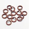 90pcs Red Copper Color Brass Jump Rings X-JRC6MM-R-1