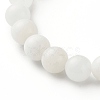 Dyed Natural White Jade(Dyed) Beads Bracelets for Women Gift BJEW-JB06660-7