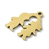 304 Stainless Steel Charms STAS-C097-33G-2