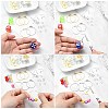 DIY Iron Ring Dangle Earring Making Kits DIY-YW0008-93-3