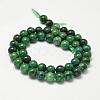  Natural African Jade Beads Strands G-K091-6mm-4